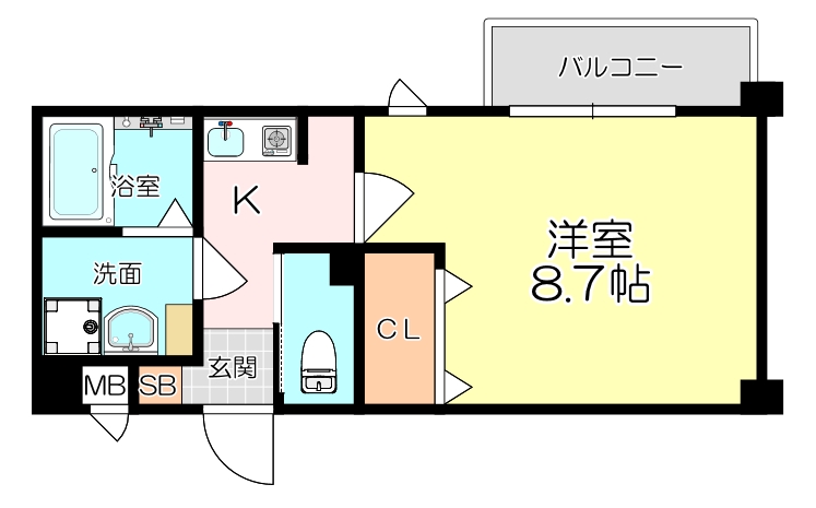 シエテ南塚口の間取り写真