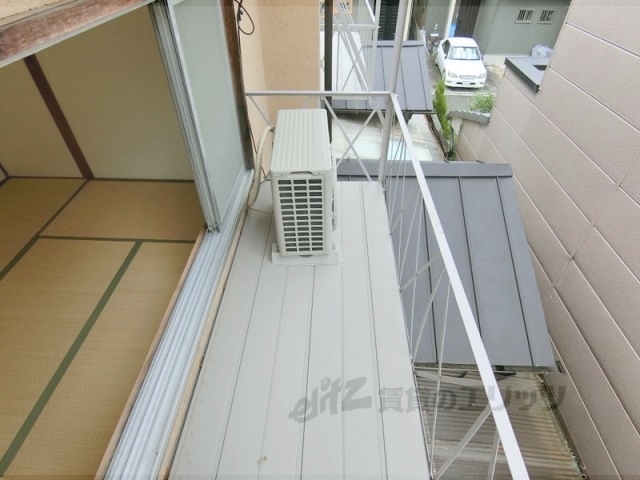 バルコニー　物干し場です。