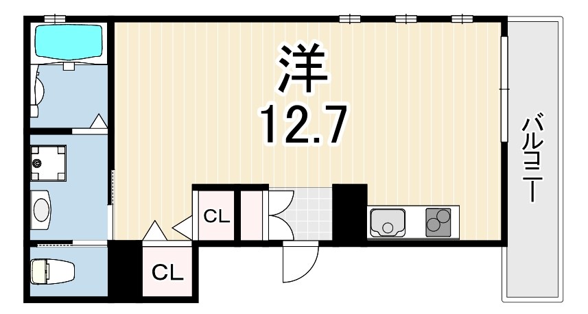 スリージェ住吉本町2の間取り写真