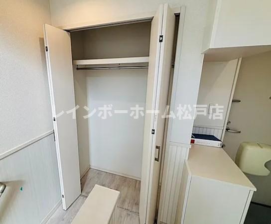 収納　たっぷりとした収納スペースです