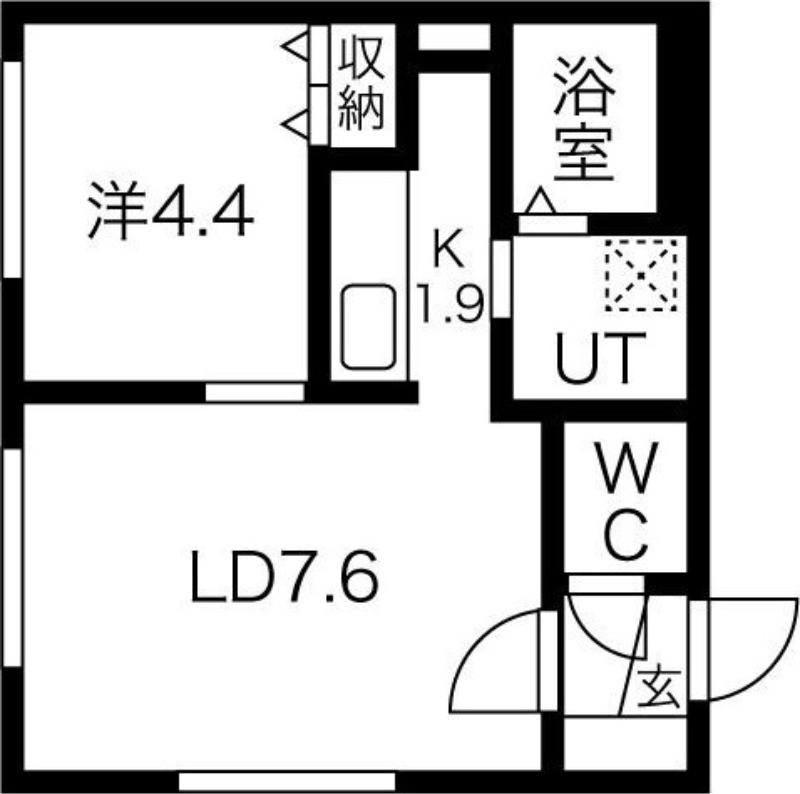 グラシアス南郷の間取り写真
