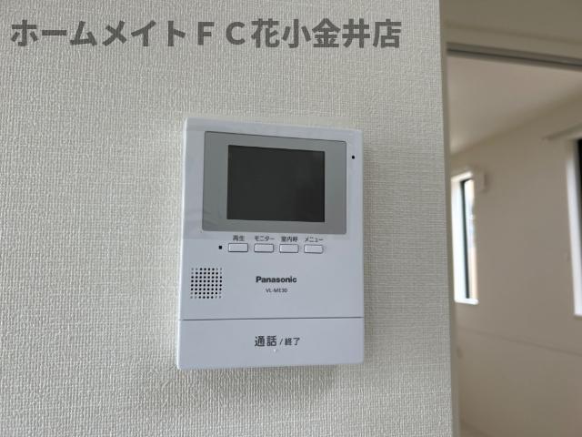 セキュリティ　カメラ付インターホン（イメージ）