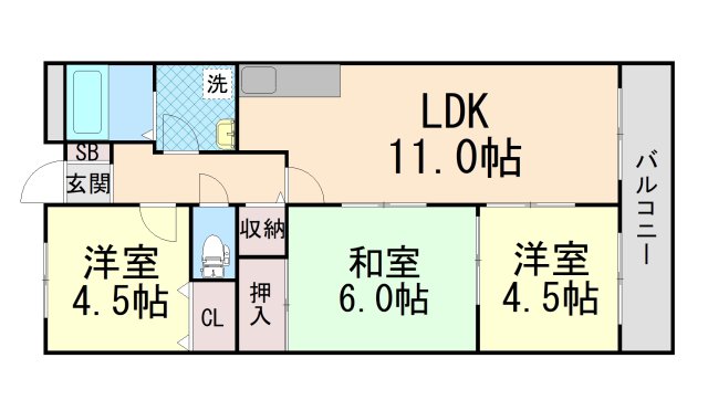 フォーラム池田・渋谷の間取り写真