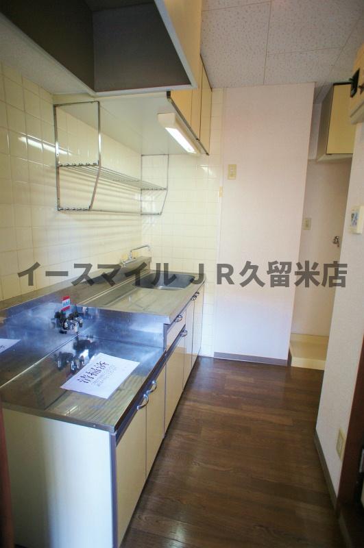 西鉄天神大牟田線 花畑駅 徒歩15分 9階建 築38年のキッチン写真