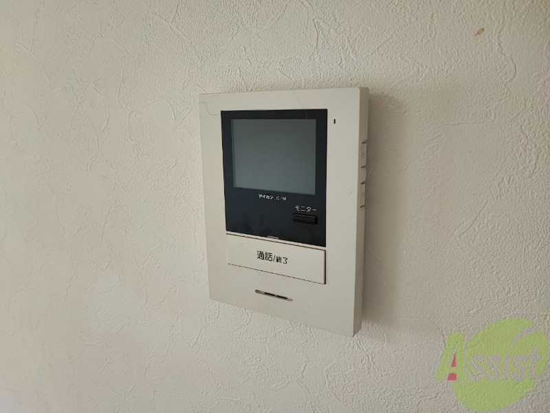 セキュリティ　来客時にはこちらのチャイムが鳴りますよ。