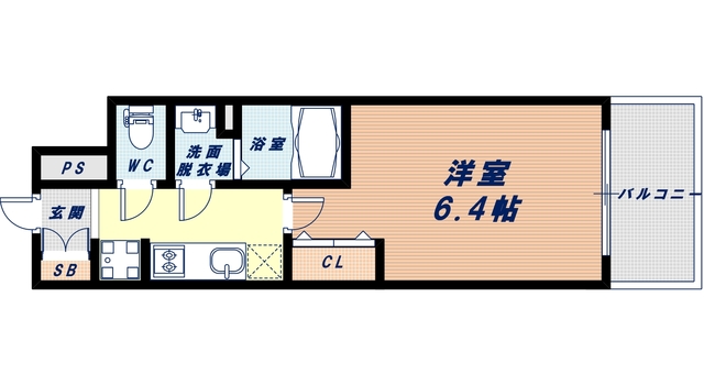 地下鉄中央線 九条駅 徒歩1分 14階建 築7年の間取り写真