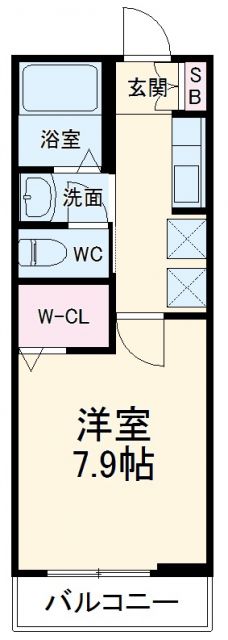 ShaMaison鎌ヶ谷の間取り写真