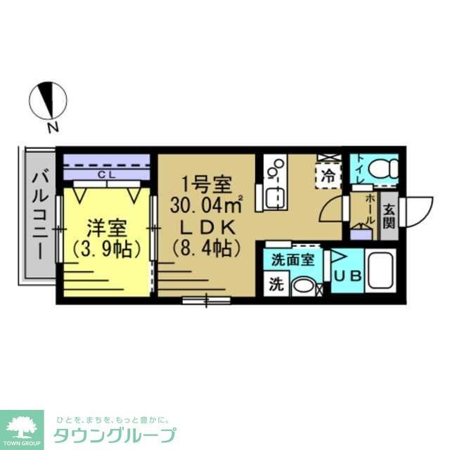 UCDA Residence新検見川の間取り写真