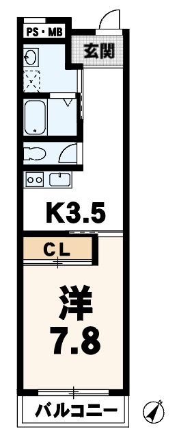 大増ビルの間取り写真