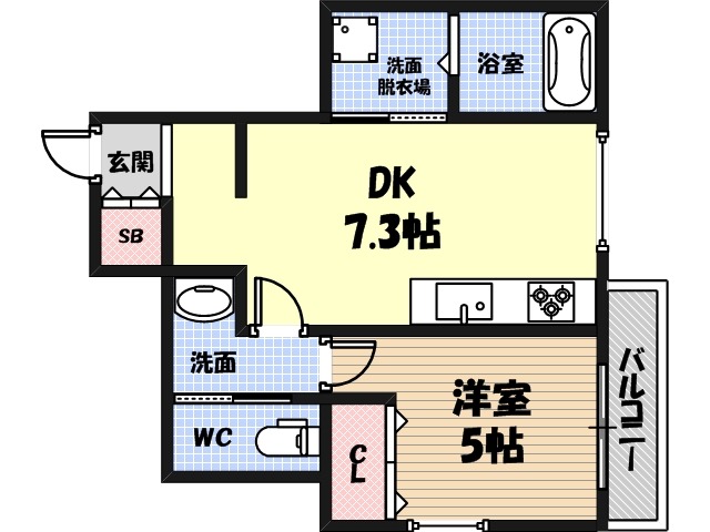 関目2丁目アパートの間取り写真