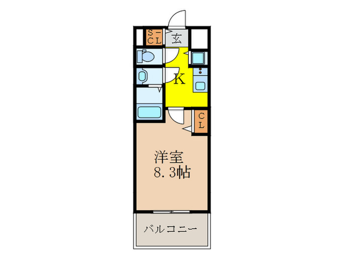 リッツ新大阪の間取り写真