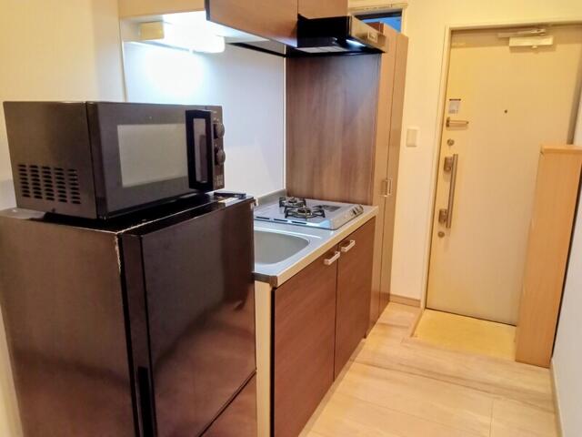 玄関　２ドア冷蔵庫＆電子レンジ付