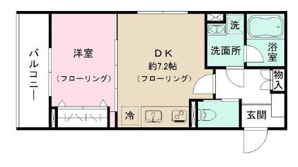 パークヒル城北の間取り写真