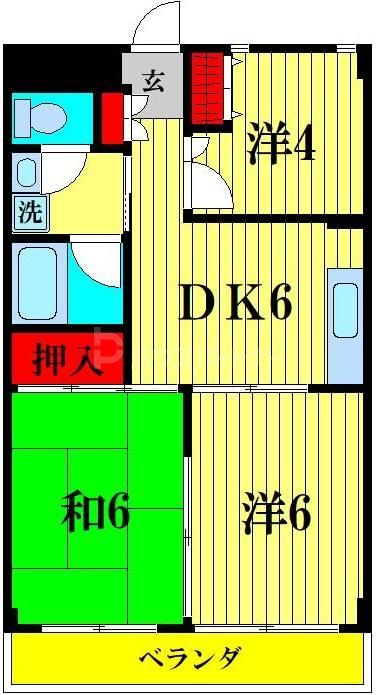 ラックフィールドの間取り写真
