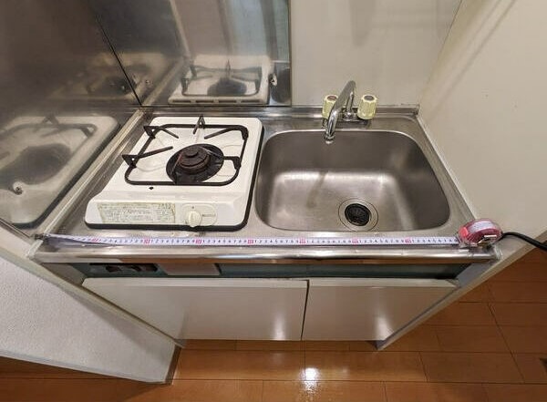 地下鉄七隈線 金山駅 徒歩4分 5階建 築31年のキッチン写真
