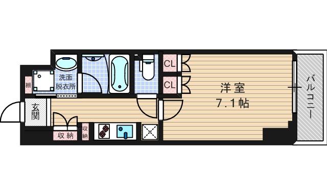 アーバネックス四ツ橋の間取り写真