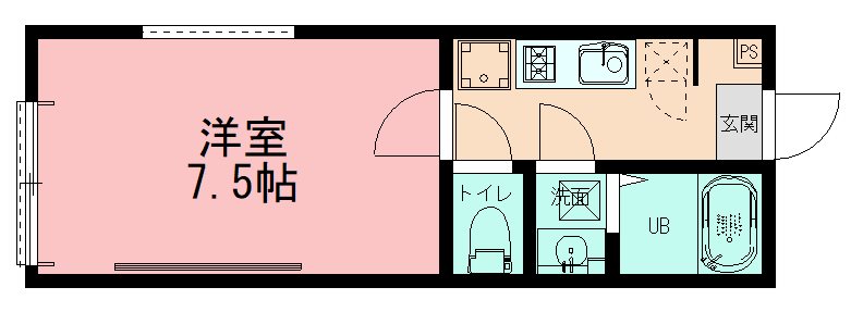 ベルメールの間取り写真