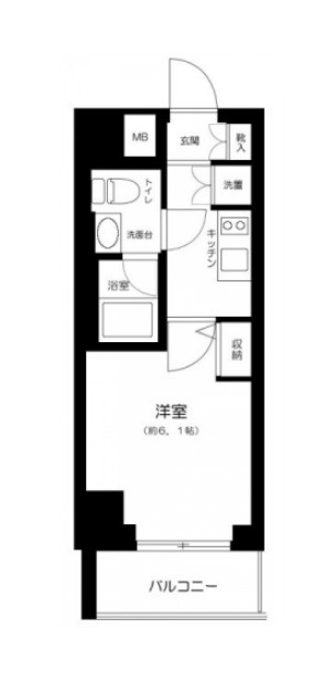 プレールドゥーク銀座イーストIIの間取り写真