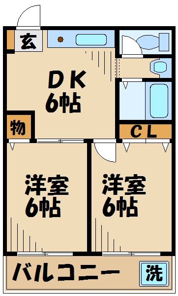 エレガンス仙川の間取り写真