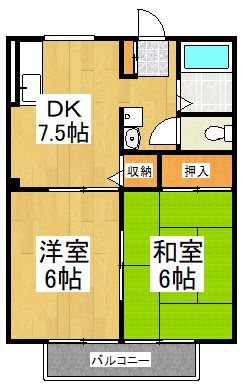 ヴィレッジIIの間取り写真