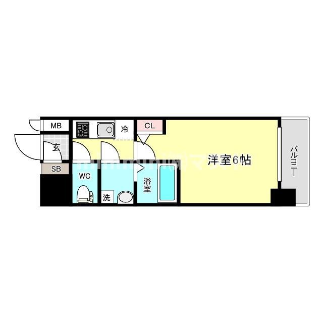 エスリード大阪ドームCERCAの間取り写真