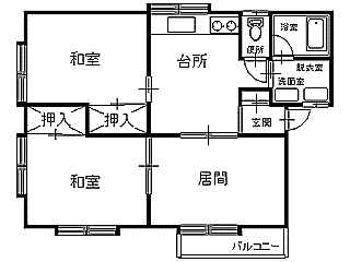 セジュール下村_間取り_0