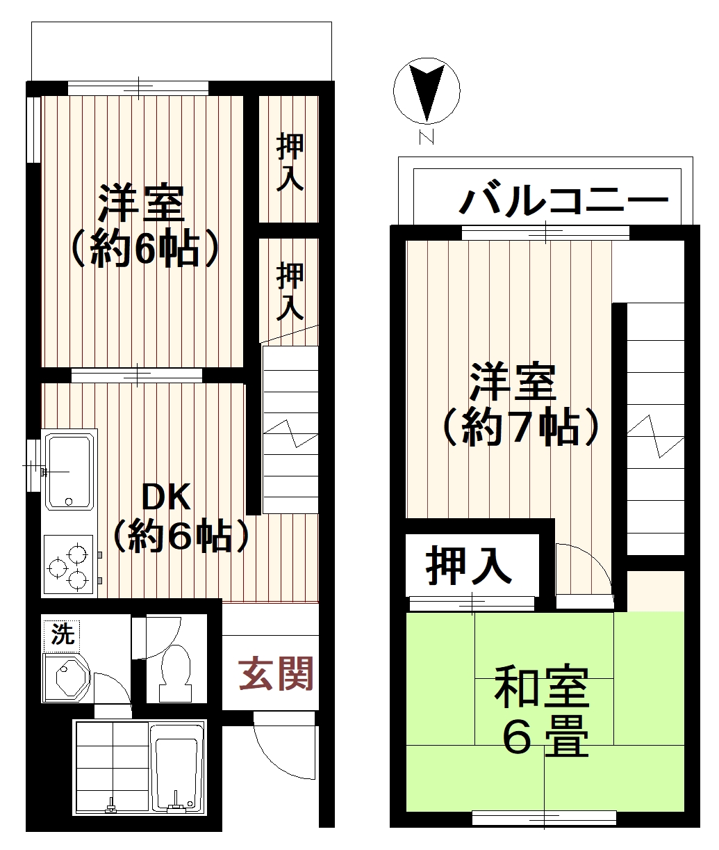 グリーンフィールドハイツの間取り