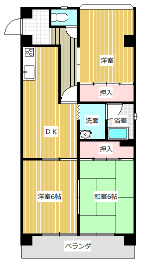 中惣ビルの間取り