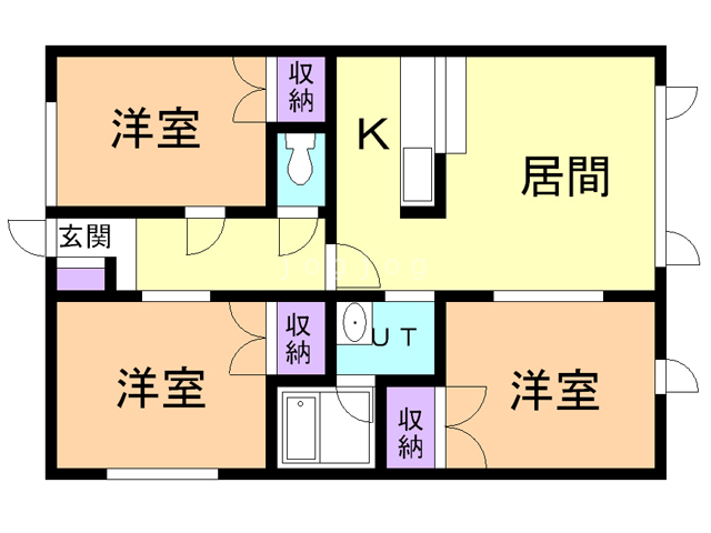 【シャローム永山の間取り】