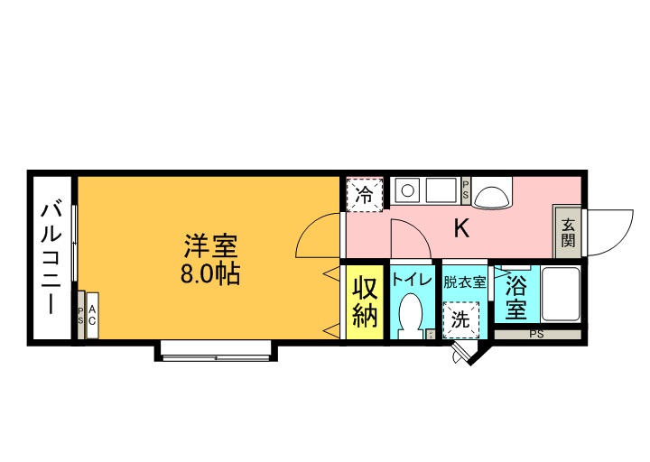 三島郡島本町桜井のマンションの間取り