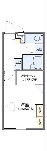 レオパレスＦＵＪＩの間取り