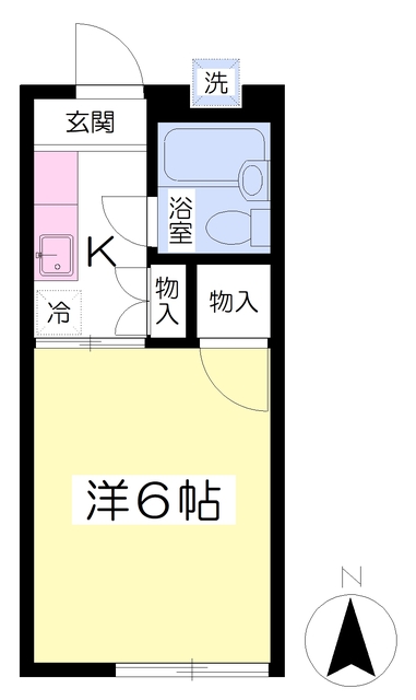 ユカハイツ上連雀の間取り