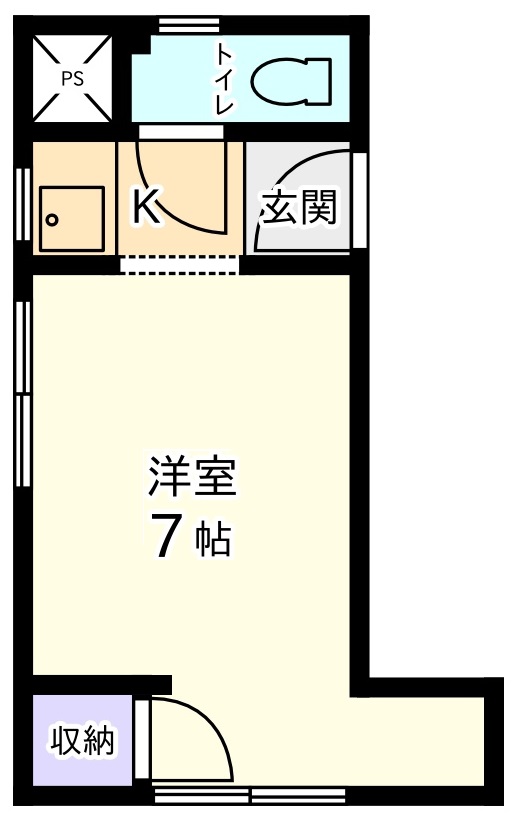 鎌谷アパートの間取り