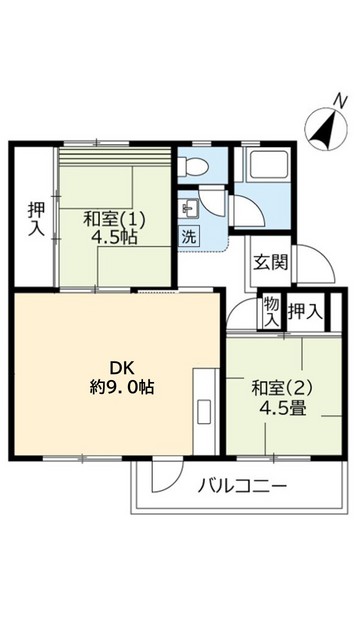 ＵＲ橿原の間取り