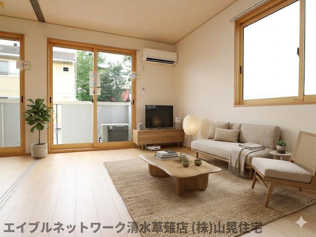 居室・リビング　家具備品はイメージで、実際の物件には含まれません