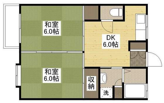 戸坂プラザの間取り