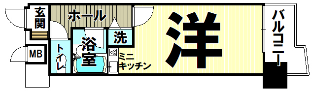 トーカンマンション大分県庁東の間取り