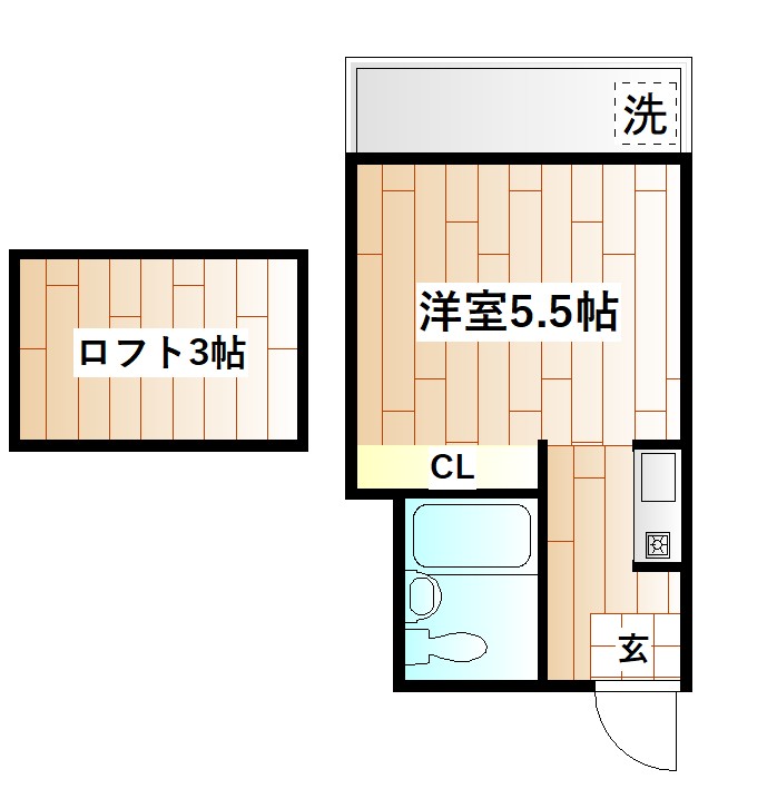 東京都板橋区徳丸３（アパート）の賃貸物件の間取り