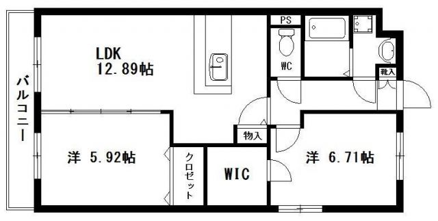 ソルエスパシオの間取り