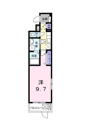 姫路市別所町別所のアパートの間取り