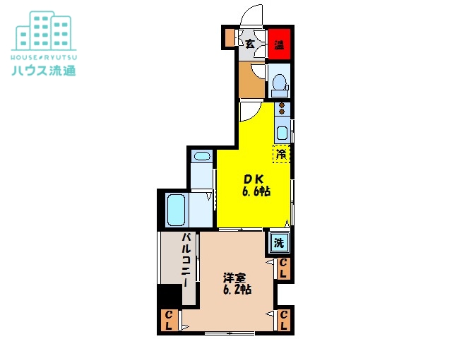 クオーレ賑町の間取り