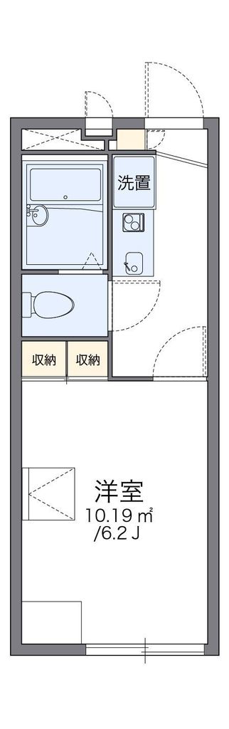 レオパレスメロディーベルＩＮＯの間取り