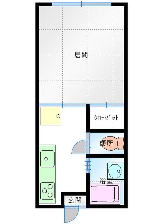 カンファート茨城大の間取り