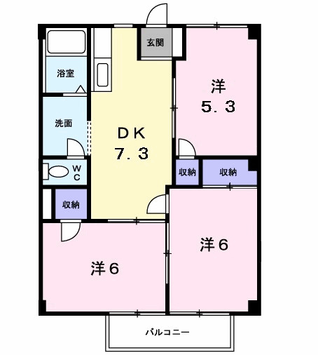 ファミールiの間取り