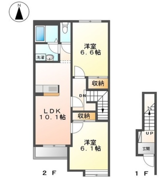 ディア　ベルジュの間取り