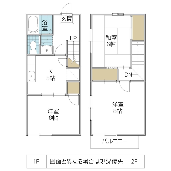 クレール谷本E棟_間取り_0