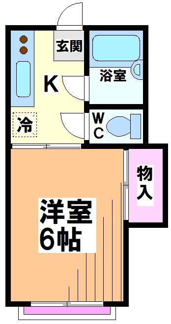 杉並区下高井戸のアパートの間取り