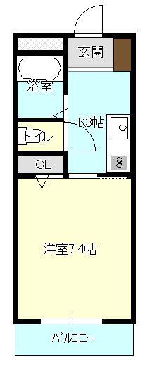 イーストアベニューの間取り