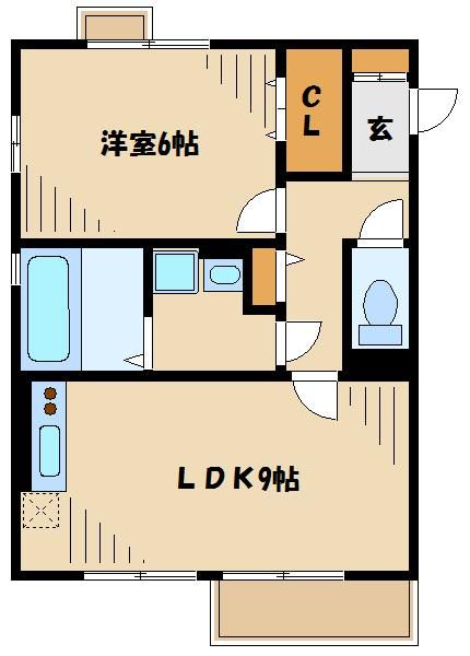 町田市小山町のアパートの間取り