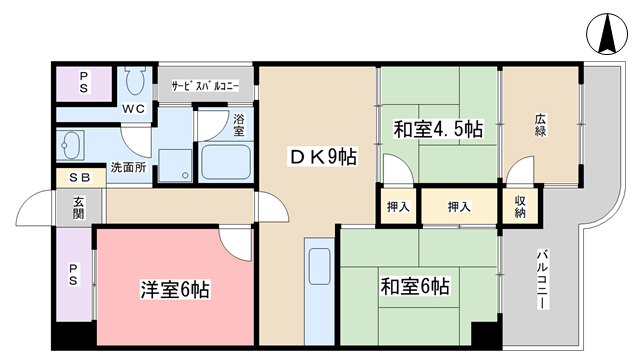 大翔第一ビルの間取り